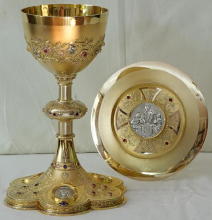 Antique French Gothic Chalice